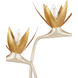 Paradiso 36.5 inch 25 watt Contemporary Silver Leaf and Gold Leaf Table Lamp Portable Light