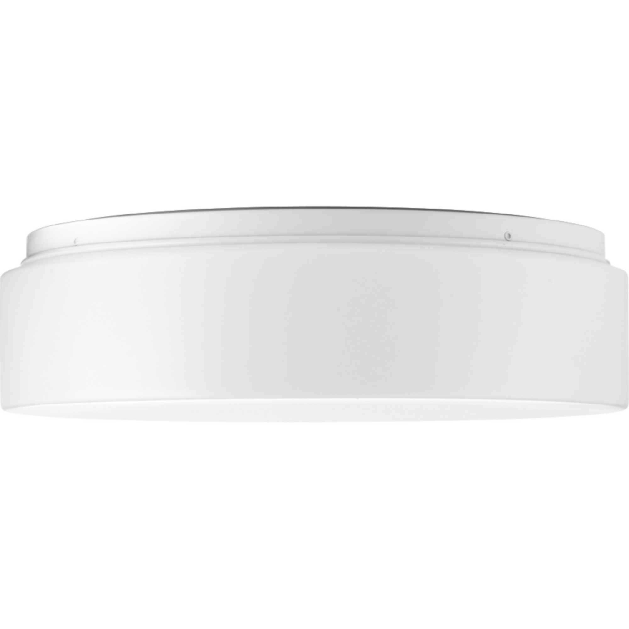 Drums And Clouds LED 13.56 inch White Flush Mount Ceiling Light, Progress LED