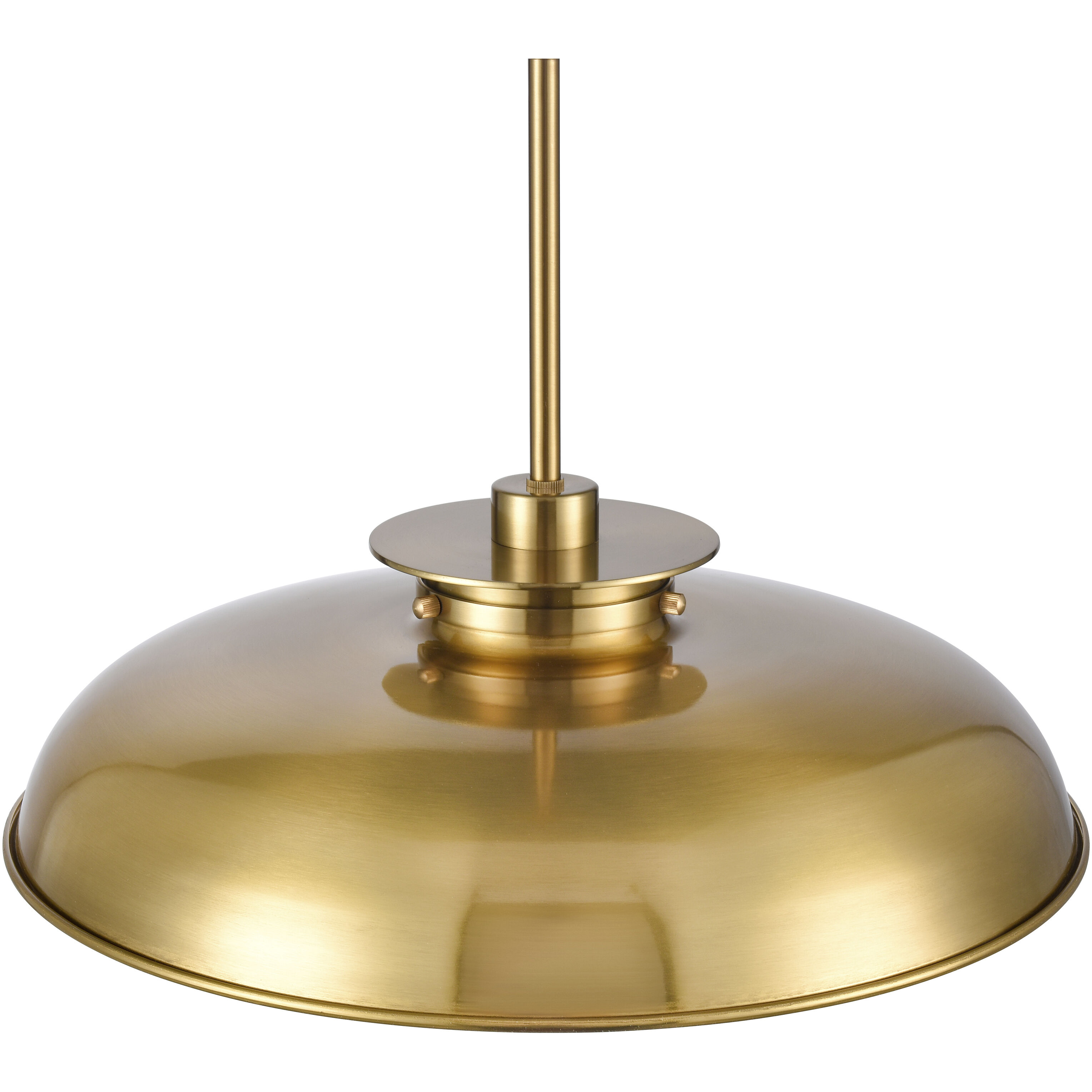 Neale 1 Light 16 inch Satin Brass Pendant Ceiling Light
