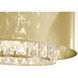 Marilyn 90 inch 9 watt Weathered Brass and Black Arc Floor Lamp Portable Light