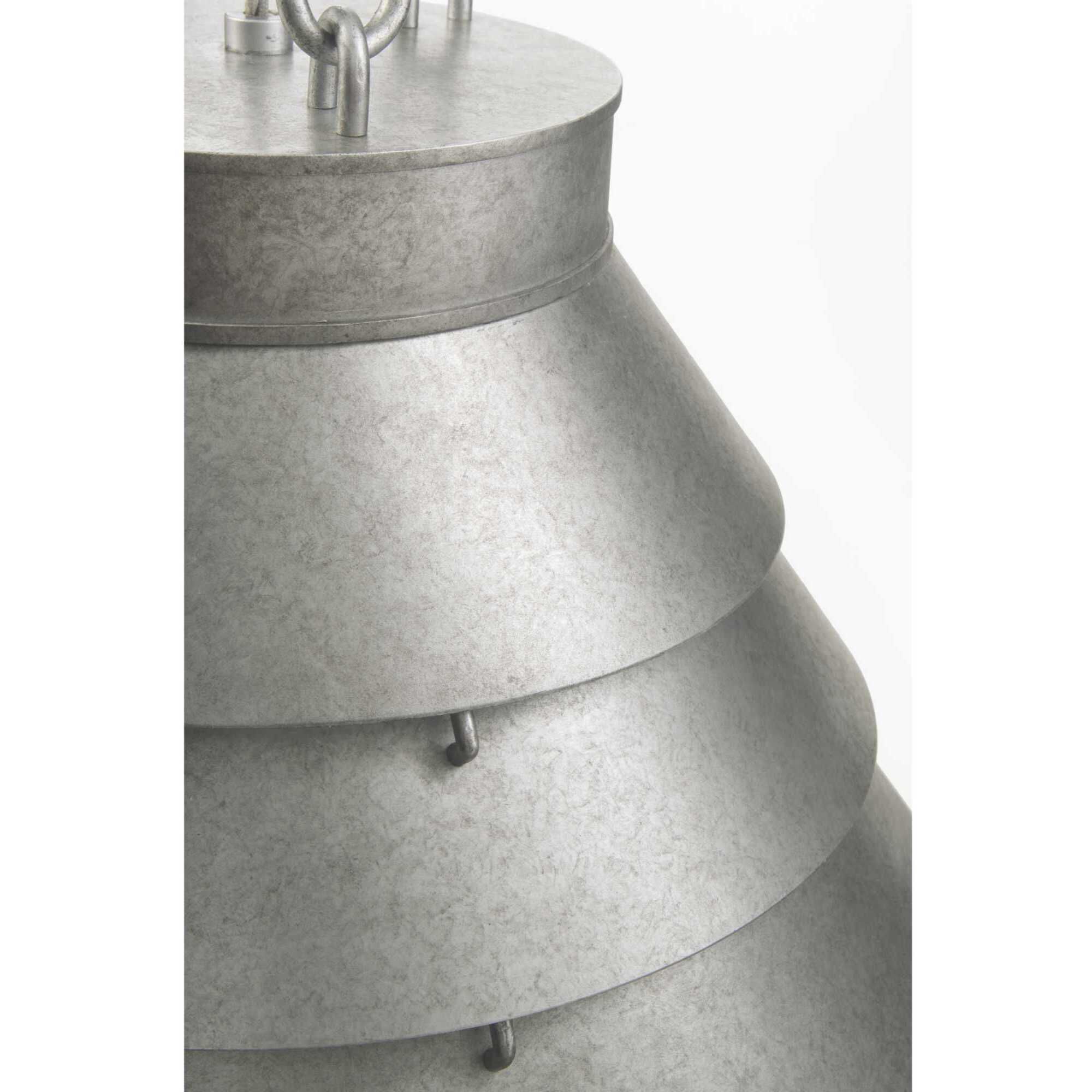 Point Dume™ Surfrider 3 Light 24.88 inch Galvanized Pendant Ceiling Light, Design Series