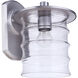 Canon Outdoor Wall Mount in Satin Aluminum, Large