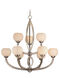 Odyssey 9 Light 34 inch Satin Nickel Chandelier Ceiling Light