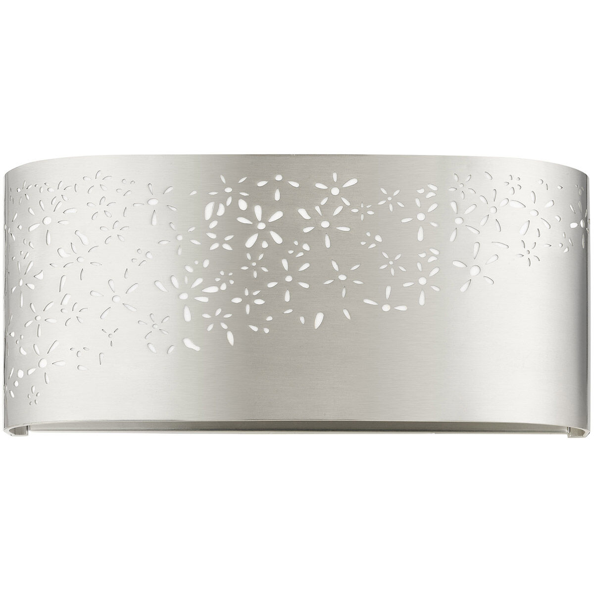 Noria 2 Light 13 inch Brushed Nickel ADA Vanity Sconce Wall Light