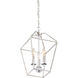 Aviary 3 Light 10 inch Polished Nickel Foyer Pendant Ceiling Light