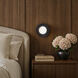 Haloa 1 Light 9 inch Dark Brown Sconce Wall Light