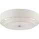 Meridian 5 Light 22 inch Brushed Nickel Semi-Flush Ceiling Light