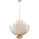 Canada LED 32 inch Gold LED Chandelier Ceiling Light
