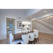 Spiral 9 Light 35 inch Polished Chrome Linear Pendant Ceiling Light