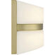 Velaux LED 6.5 inch Soft Brass Wall Mount Wall Light