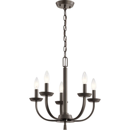 Kennewick 5 Light 18 inch Olde Bronze Chandelier 1 Tier Medium Ceiling Light