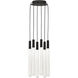 Sean Lavin Pylon LED 9 inch Nightshade Black Chandelier Ceiling Light