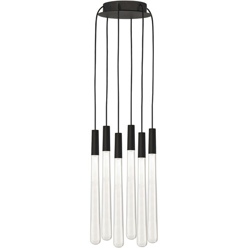 Sean Lavin Pylon LED 9 inch Nightshade Black Chandelier Ceiling Light