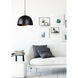 Henlee 1 Light 15.75 inch Black Pendant Ceiling Light