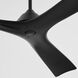 Mecca 64 inch Black with Matte Black Blades Ceiling Fan