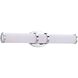 Rings 24 inch Chrome Vanity Light Wall Light
