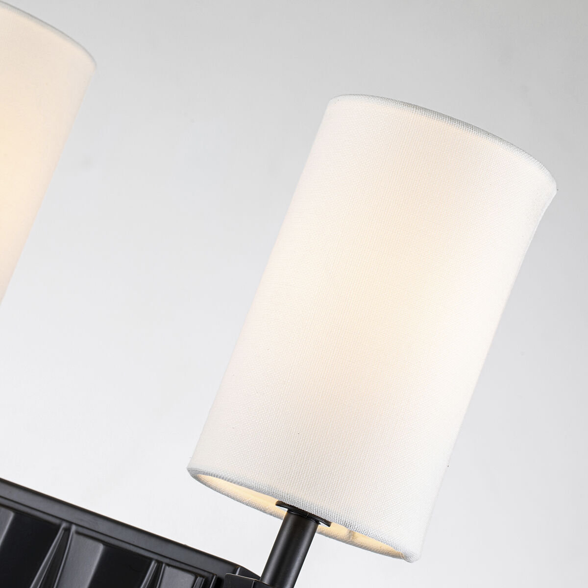 Crest 2 Light 12 inch Matte Black ADA Sconce Wall Light