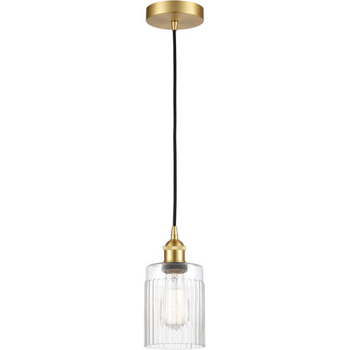 Edison Hadley 1 Light 5 inch Satin Gold Mini Pendant Ceiling Light