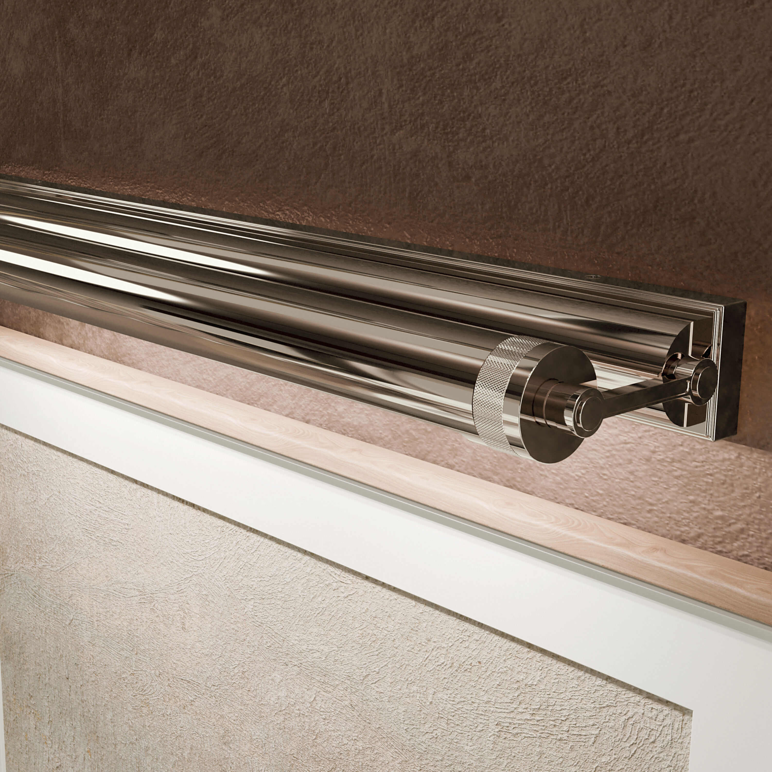 Kenton 39 watt 30 inch Polished Nickel Picture Light Wall Light