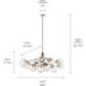 Silvarious 12 Light 26.75 inch Polished Nickel Chandelier/Semi Flush Ceiling Light