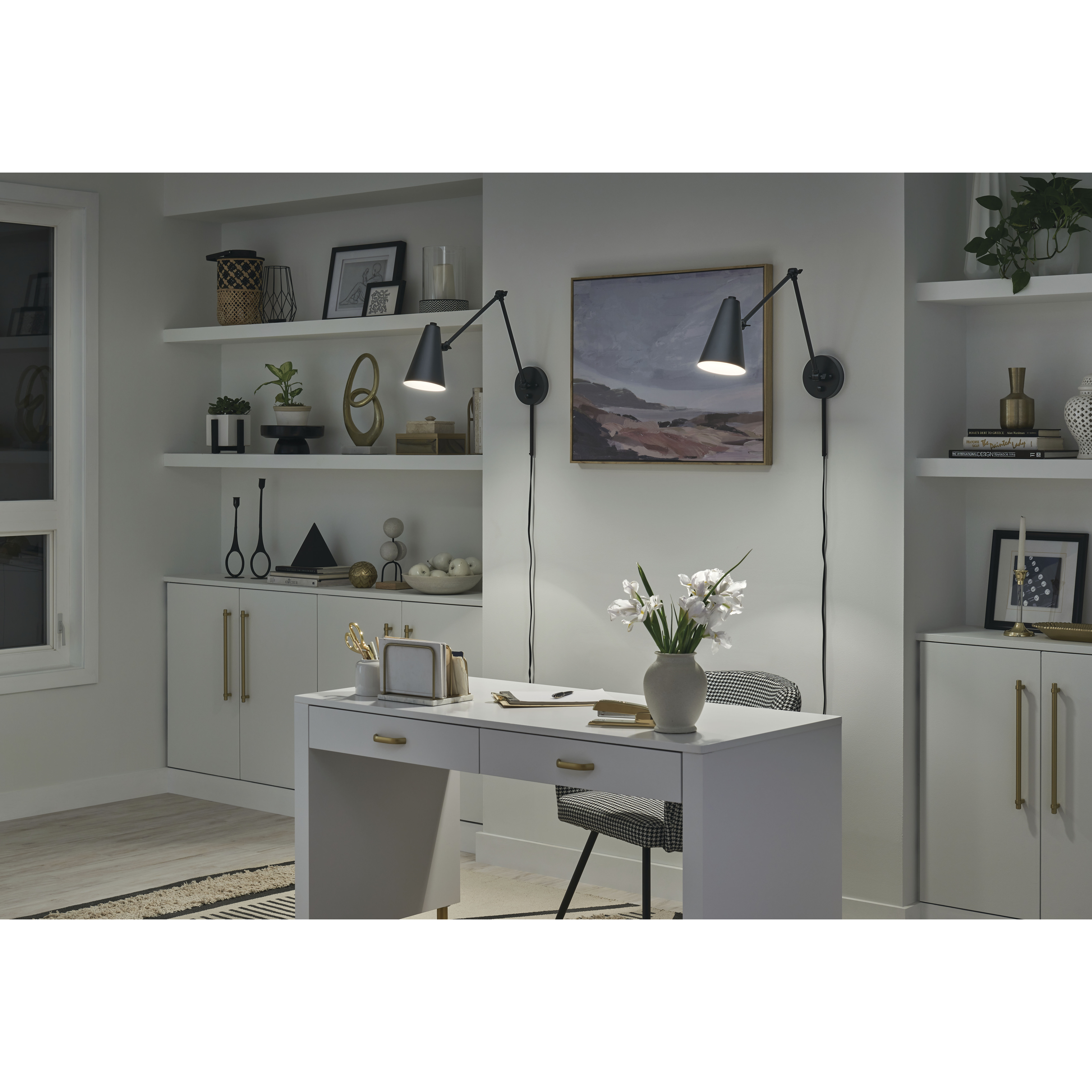 Sylvia 1 Light 5.5 inch Black Wall Sconce Wall Light