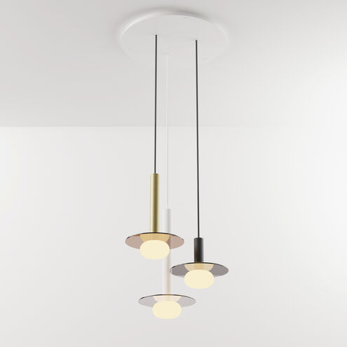 Combi LED 18 inch Matte White Pendant Ceiling Light