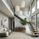 Swoon 6 Light 20 inch Matte White Foyer Pendant Ceiling Light, Smithsonian Collaboration