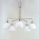 Coraline 5 Light 26.75 inch Satin Nickel Chandelier Ceiling Light