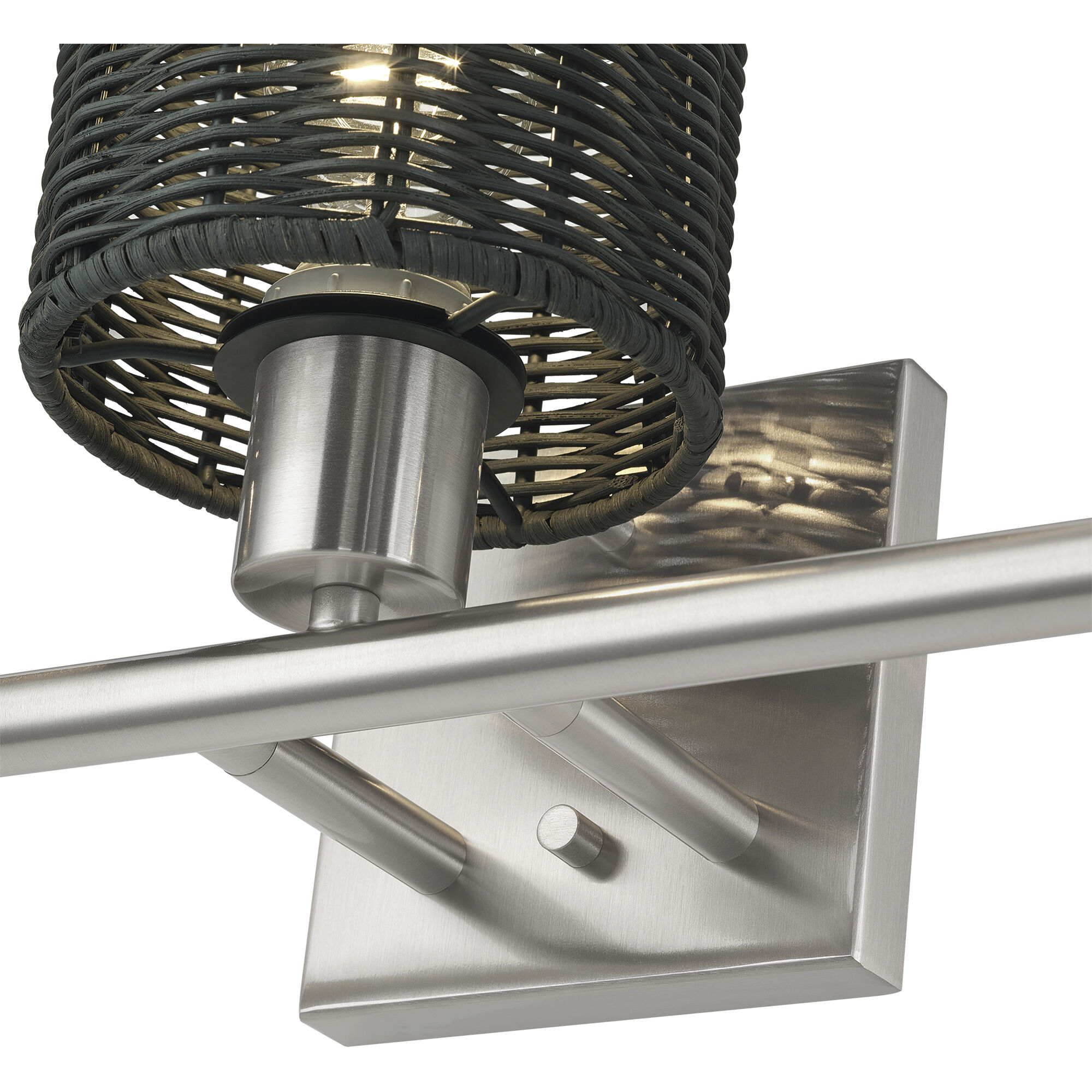 Weavington 3 Light 23.5 inch Brushed Nickel Vanity Wall Sconce Wall Light