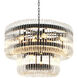 Sutton House 15 Light 31.5 inch Bronze and Clear Glass Chandelier Ceiling Light