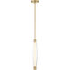 Verto LED 3 inch Legacy Brass Pendant Ceiling Light
