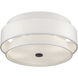 Fontana 5 Light 21 inch Bronze Semi-Flush Ceiling Light