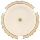 Roslington LED 17.5 inch Gold Flush Mount Ceiling Light