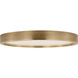 Kelly Wearstler Cerne LED 18 inch Natural Brass Flush Mount Ceiling Light in 277V