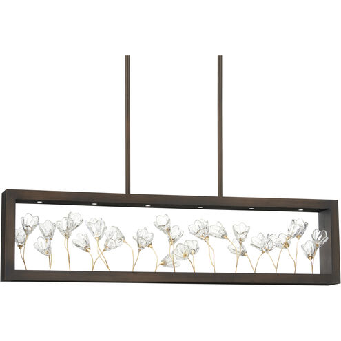 Maison Des Fleurs LED 42.13 inch Regal Bronze with Empire Gold Island Light Ceiling Light