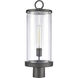 Hopkins 1 Light 20.75 inch Charcoal Black Outdoor Post Light
