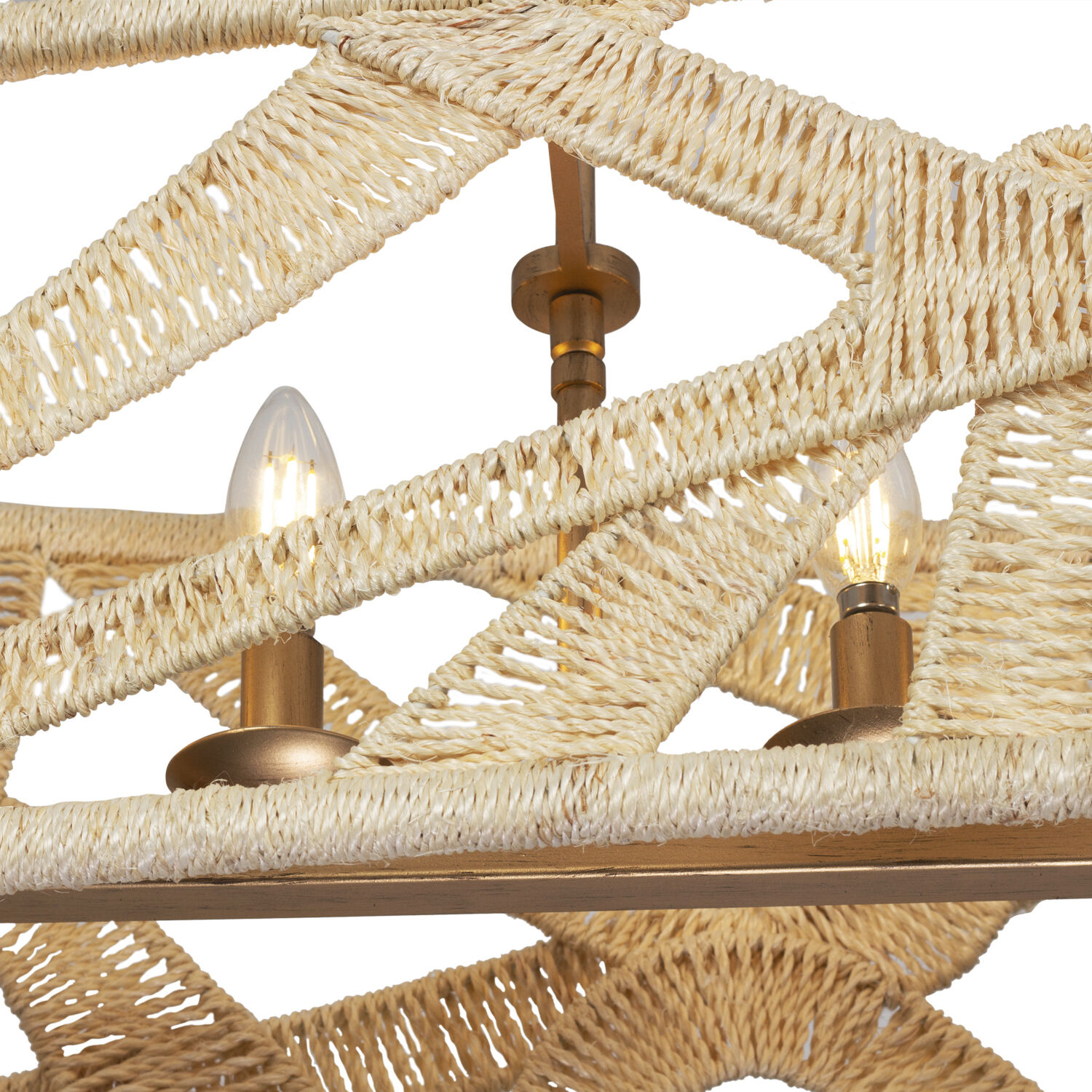 Soga Island Light Ceiling Light in Modern Gold And White