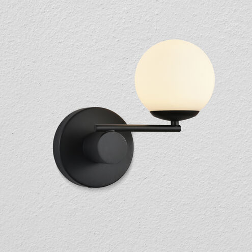 Capri 9 inch Black Wall Sconce Wall Light