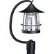 Prairie 1 Light 19 inch Gilded Iron Outdoor Post Lantern