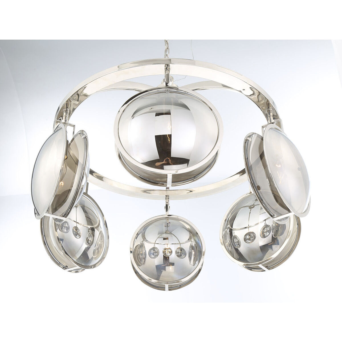 Havendale 8 Light 27 inch Polished Nickel Chandelier Ceiling Light