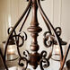 San Miguel 4 Light 27 inch Vintage Copper Chandelier Ceiling Light