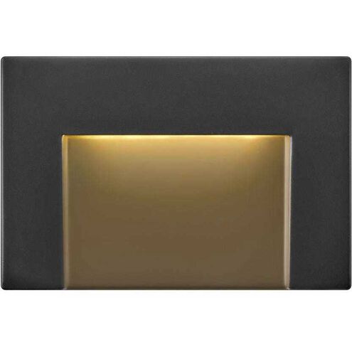 Taper 12v 1.90 watt Satin Black Landscape Deck Sconce, Horizontal