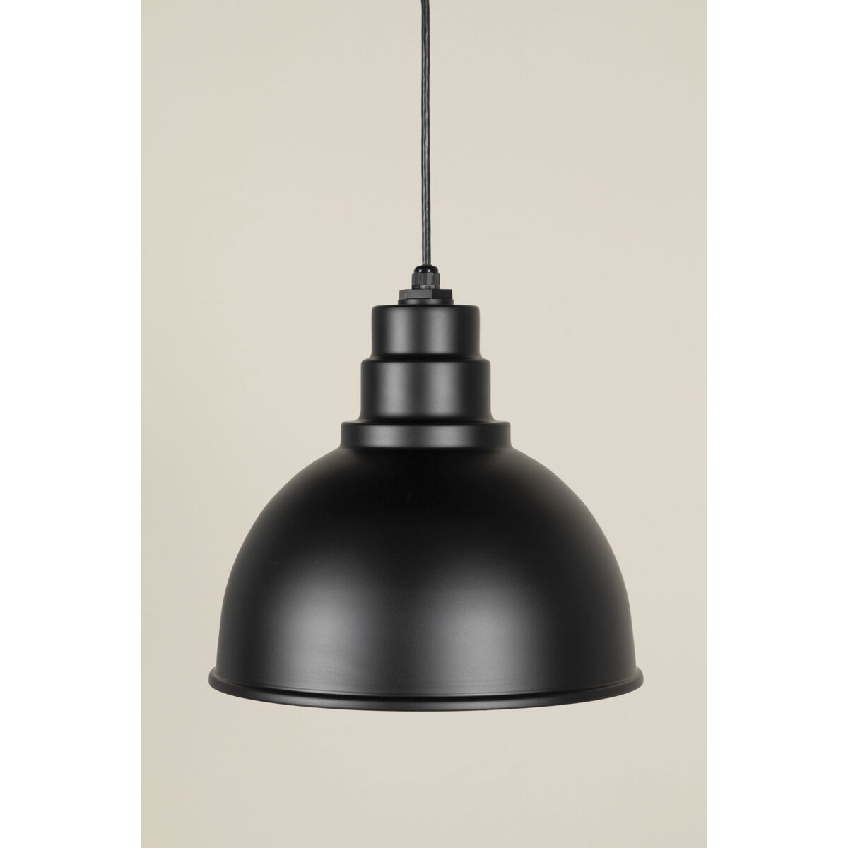 Ventura 1 Light 16 inch Matte Black Pendant Ceiling Light, RLM Essentials