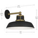 Fielding 1 Light 10 inch Natural Brass Outdoor Wall Light