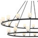 Aragon 30 Light 58.75 inch Matte Black Chandelier Ceiling Light