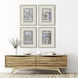La Ville Multi and Blue and Neutral and Brown Framed Art, The Studio