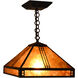Prairie 1 Light 12 inch Raw Copper Pendant Ceiling Light in Almond Mica