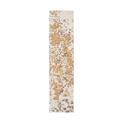 Egypt 120 X 96 inch Cream/Dark Brown/Mustard Rugs, Rectangle