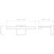 Kashima LED 13.78 inch Polished Chrome Bathroom Wall Light