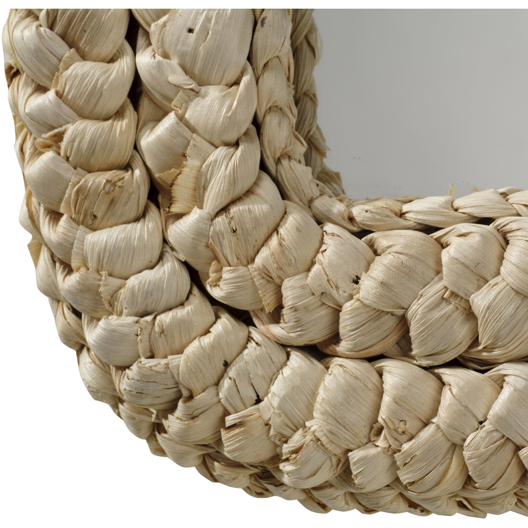 Grain 38 X 26 inch Natural Cornhusk Mirror
